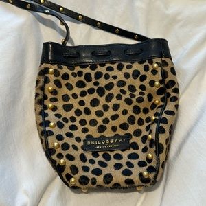 Philosophy di Lorenzo serafini cheetah crossbody bag